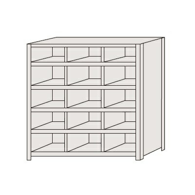 【別途送料】サカエ(SAKAE) 区分棚 NCAM711-305の通販は 37,439円