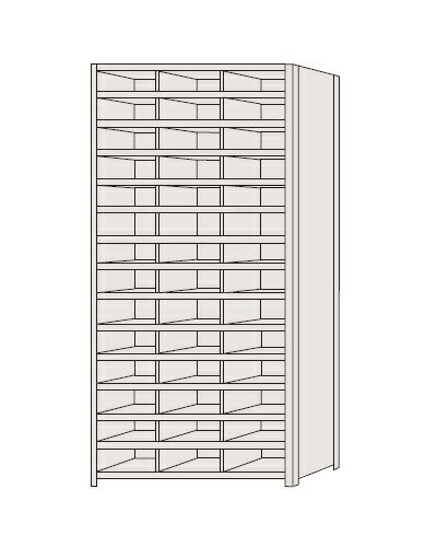 【爆買い！】 別途送料】サカエ(SAKAE) NCAM110-314 区分棚 本棚・本収納