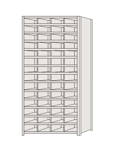 【別途送料】サカエ(SAKAE) 区分棚 NCAM111-414の通販は