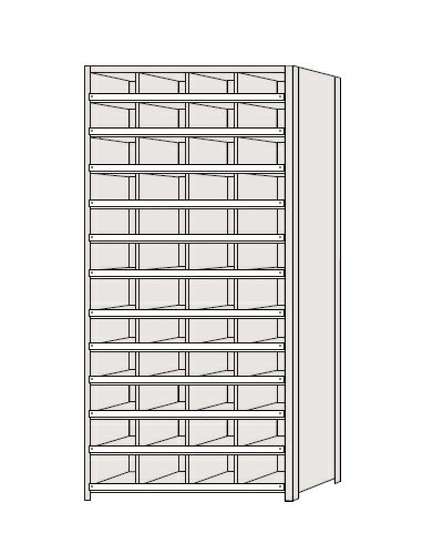 【別途送料】サカエ(SAKAE) 区分棚 NCCM110-412