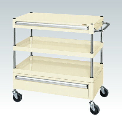 サカエ(SAKAE) CSパールワゴン(中量タイプ･引出し付) CSP-6082ACSEIの通販は 61,983円