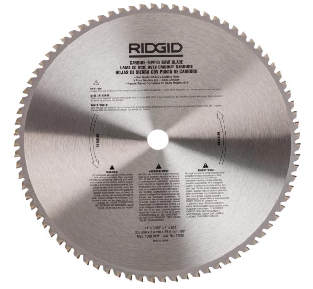 RIDGID(リジッド) 鉄鋼用 ブレード 80T F/614 71692の通販は 37,837円