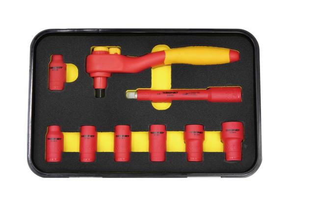 SIGNET(シグネット) 9PCS 3/8DR 絶縁ソケットセット(ラチェットハンドル E81409の通販は