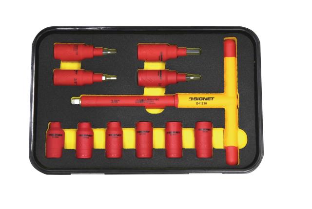 SIGNET(シグネット) 11PCS 3/8DR 絶縁ソケットセット(T型、ヘックス E81611の通販は