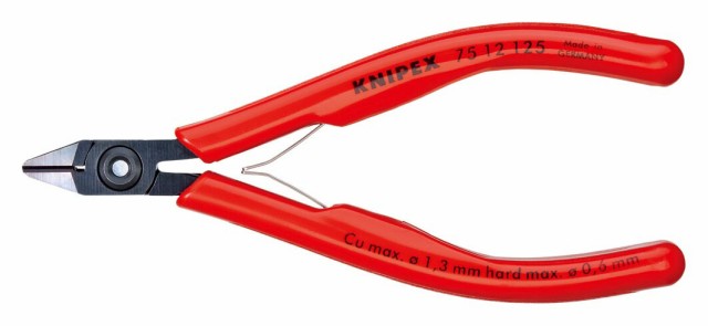 KNIPEX(クニペックス) エレクトロニクスニッパー (#7511-125) 7512-125の通販は