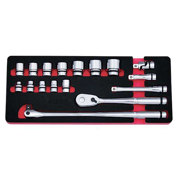 nepros(ネプロス/KTC) 12.7sq.ソケットレンチセット 17点組 NTB417Aの通販は 43,295円
