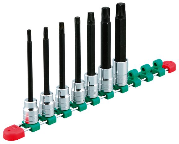 KTC(京都機械工具) 12.7sq. ロングT型トルクスビットソケットセット 7個組 TBT4L07Tの通販は 16,072円