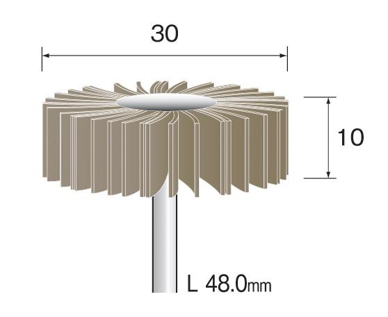ミニター(MINITOR) ダイヤモンドラジアルサンダー 電着[ハード] #2000 φ30 EA4126の通販は