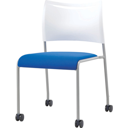 【直送】【代引不可】IRIS(アイリスチトセ) スタッキングチェアー ライタス LTS-4C-F-BL LTS-4C-F-BLの通販は