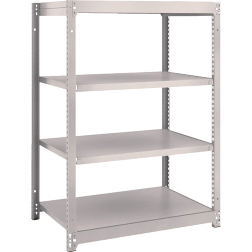 【直送】【代引不可】TRUSCO(トラスコ) 軽中量M1.5ボルトレス棚 860X595XH1200 単体 ネオグレ M1.5-4364の通販は 24,792円