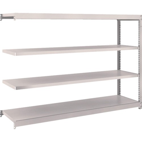 【直送】【代引不可】TRUSCO(トラスコ) 軽中量M1.5ボルトレス棚 1760X445XH1200 増結 ネオグレ M1.5-4644Bの通販は 22,541円