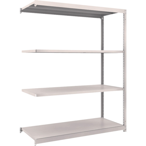 【直送】【代引不可】TRUSCO(トラスコ) 軽中量M1.5ボルトレス棚 1460X595XH1800 増結 ネオグレ M1.5-6564Bの通販は