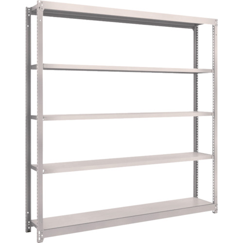 【直送】【代引不可】TRUSCO(トラスコ) 軽中量M1.5ボルトレス棚 1760X295XH1800 単体 ネオグレ M1.5-6635の通販は