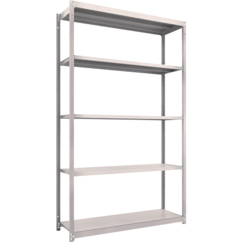 【直送】【代引不可】TRUSCO(トラスコ) M1.5型軽中量棚 1460X445XH2400 5段 単体 ネオグレー M1.5-8545の通販は 36,475円