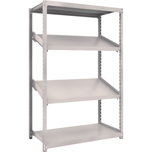 【直送】【代引不可】TRUSCO(トラスコ) 軽中量ボルトレス棚 M2型 1200X600XH1800 4段 傾斜2段 M2-6464K2