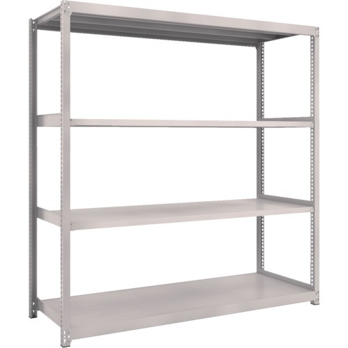 【直送】【代引不可】TRUSCO(トラスコ) M2軽中量ボルトレス棚 4段 1760X600XH1800 単体 ネオグレ M2-6664の通販は