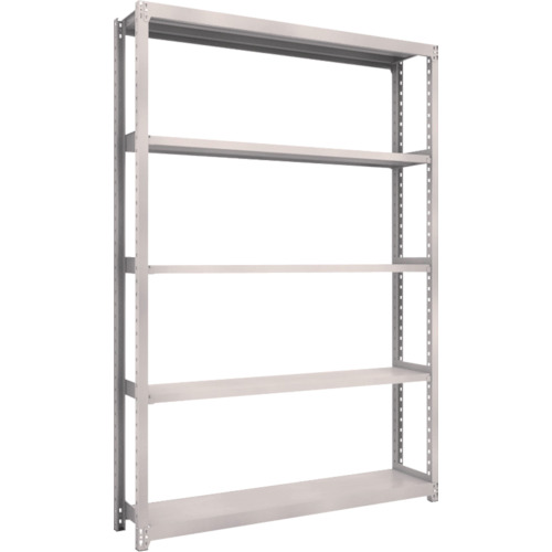 【直送】【代引不可】TRUSCO(トラスコ) M2軽中量ボルトレス棚 5段 1460X300XH2100 単体 ネオグレ M2-7535の通販は 32,762円