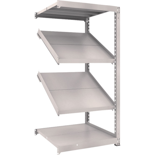 【直送】【代引不可】TRUSCO(トラスコ) 中量ボルトレス棚 M3型 900X921XH1800 4段 傾斜2段 連結 M3-6394K2Bの通販はその他花・ガーデン・エクステリア・DIY工具