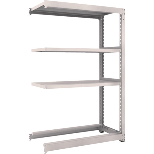 【直送】【代引不可】TRUSCO(トラスコ) M3型中量棚 1200X571XH1800 3段+タイヤ1段 連結 M3-6463Y1Bの通販は