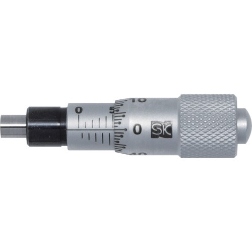 SK(新潟精機) 快段目盛マイクロメータヘッド 平面 0〜6.5mm MH-65KDの通販は