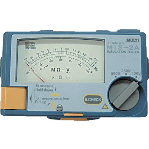 マルチ計測器 アナログ絶縁抵抗計 MIS-2A