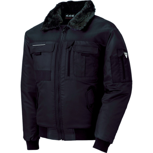 ジーベック 222 現場服 防寒ブルゾン LL 黒 222-90-LL