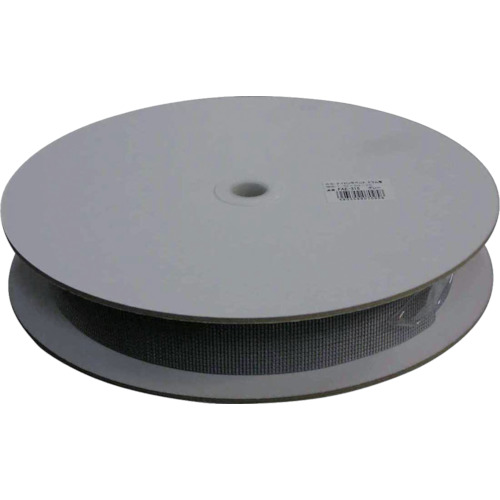 ユタカメイク ナイロン平ベルトドラム巻 グレー 1.5tX38mmX25m PFAE-315