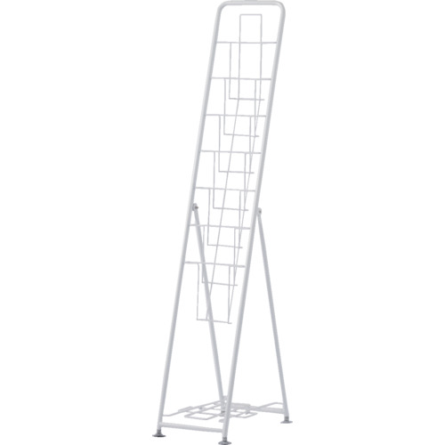 【直送】【代引不可】アールエフヤマカワ パンフレットスタンド7段シングル RFPFS-SGWHの通販はその他オフィス収納