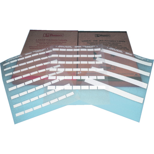 パンドウイット レーザープリンタ用セルフラミネートラベル 白 S100X150YAJの通販は