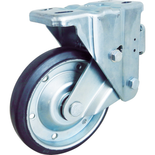 ユーエイキャスター スカイキャスター固定車 200径 アルミホイルウレタンB入車輪 SKY-1R200AW