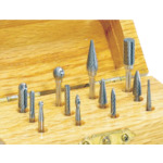 ナカニシ 超硬カッターセット シングルカット シャンク径3 12本入 28141の通販は