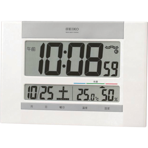SEIKO(セイコー) 快適度表示付き電波時計 SQ429Wの通販は 7,220円