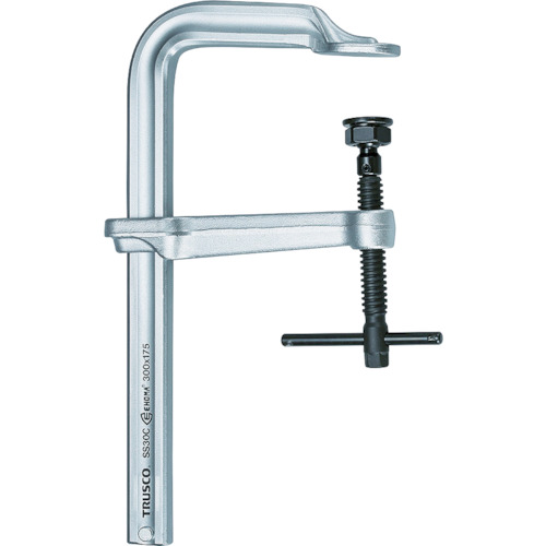 【直送】【代引不可】TRUSCO(トラスコ) エホマL型クランプ(強力型)スーパーヘビータイプ SS100Cの通販は