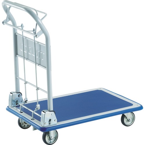 【直送】【代引不可】TRUSCO(トラスコ) プレス製運搬車 ドンキーカート ハンド式ブレーキタイプ 915X615 301NHBの通販は 27,091円