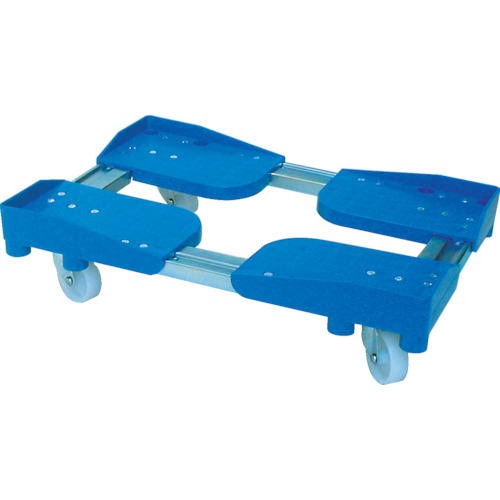 ルート工業 伸縮式コンテナ台車 ルートボーイ302PP型 樹脂仕様 最大530X830 302PP-06の通販は 8,342円