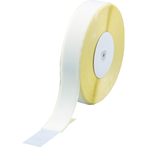 TRUSCO(トラスコ) マジックテープ(フックタイプ) 糊付 50X25m白 TMAN-5025-Wの通販は 17,580円