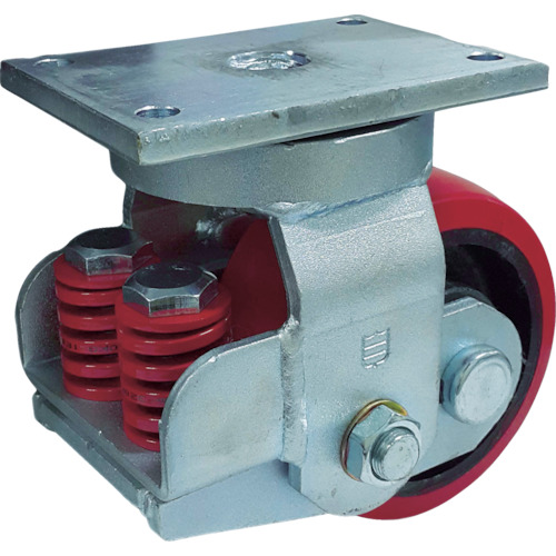 SAMSUNGCASTER スプリング機能付キャスター 自在150mm 耐荷重900kg TP7561-PCI-BBの通販は