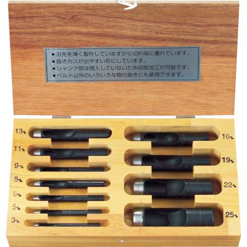TRUSCO(トラスコ) ポンチセット 11本組 TPO-11Sの通販は