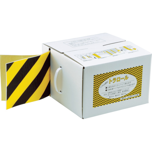 日東エルマテリアル トラロール 黄/黒 5mmX200mmX10m TR-200-10-5Tの通販は 5,351円