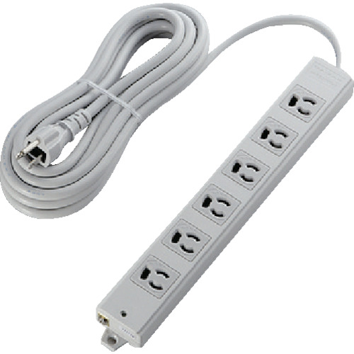 ELECOM(エレコム) RoHS対応 3P 抜け止 マグネット 6個口 5.0m ホワイト T-WRM3650LG/RSの通販は 5,801円