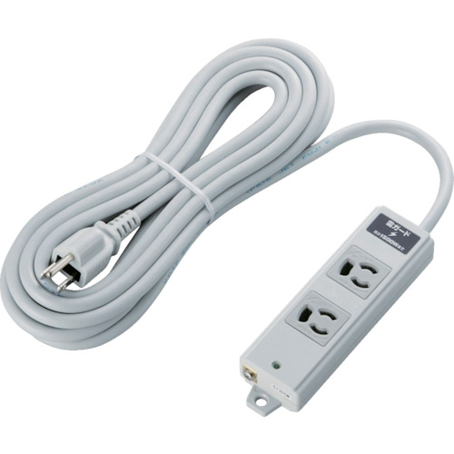 ELECOM(エレコム) RoHs準拠 抜け止 3P 2個口 雷ガード マグネット 5m グレー T-WRMK3250LG/RSの通販は 7,153円