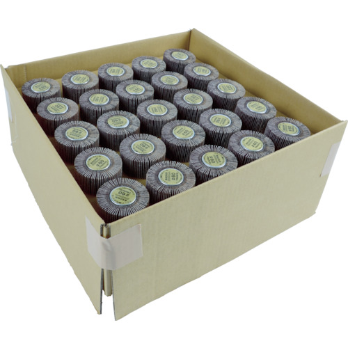 TRUSCO(トラスコ) フラップホイル外径φ30×厚み25×軸径6 60# 50個入 UF3025-60-50Pの通販は