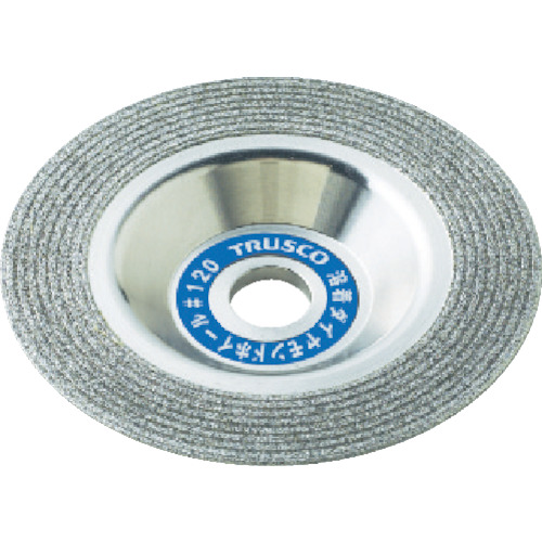 TRUSCO(トラスコ) 溶着ダイヤモンドホイール 100X14X15 切断研磨兼用 UFO-2-120の通販は