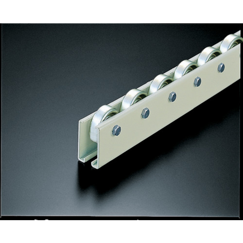 TRUSCO(トラスコ) ホイールコンベヤ プレス製φ38X12 P50XL3000mm V-38S-50-3000の通販は