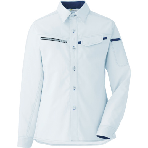 ミドリ安全 ベルデクセル 交織ストレッチ 女子シャツ シルバーグレー 9 VELS2531UE-9の通販は 7,607円