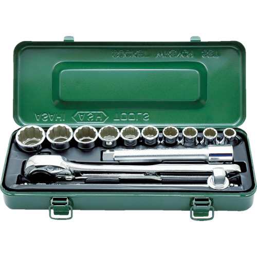 ASH(旭金属工業) 12角ソケットレンチセット 13点組 12.7sq. VO4100の通販は
