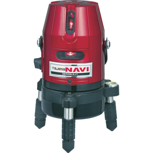 TJM(タジマ) レーザー墨出器 NAVIゼロ KJY 縦4方向矩・横1方向・地墨 ZERON-KJYの通販は 91,605円