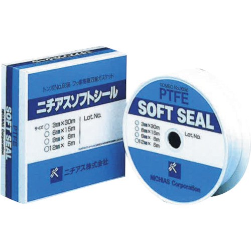 ニチアス ソフトシールTOMBONo.9096 1巻 9096-3.0MMX6MMX15Mの通販は