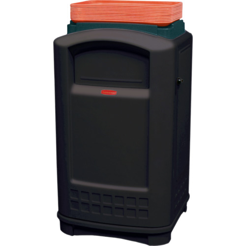 ラバーメイド プラザコンテナ トレイトップ付き ブラック 396307の通販は