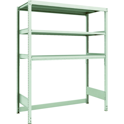 【直送】【代引不可】TRUSCO(トラスコ) M2型軽中量棚 下部開放型 1460X600XH1800 3段 単体 1台 M2-SB6563の通販は 28,876円